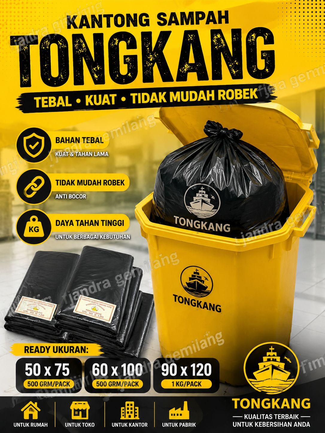 HD SAMPAH TONGKANG 90X120 25PAK @25KG