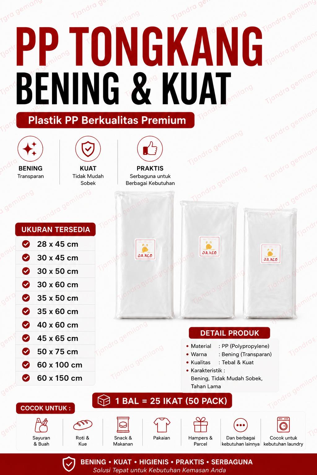 PP TONGKANG 30X60 @25KG