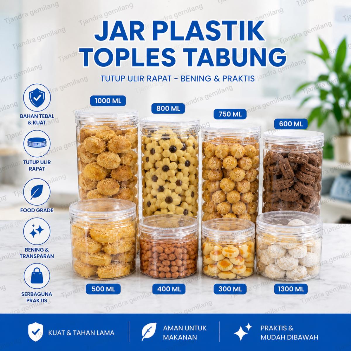 TOPLES JAR 800ML @55